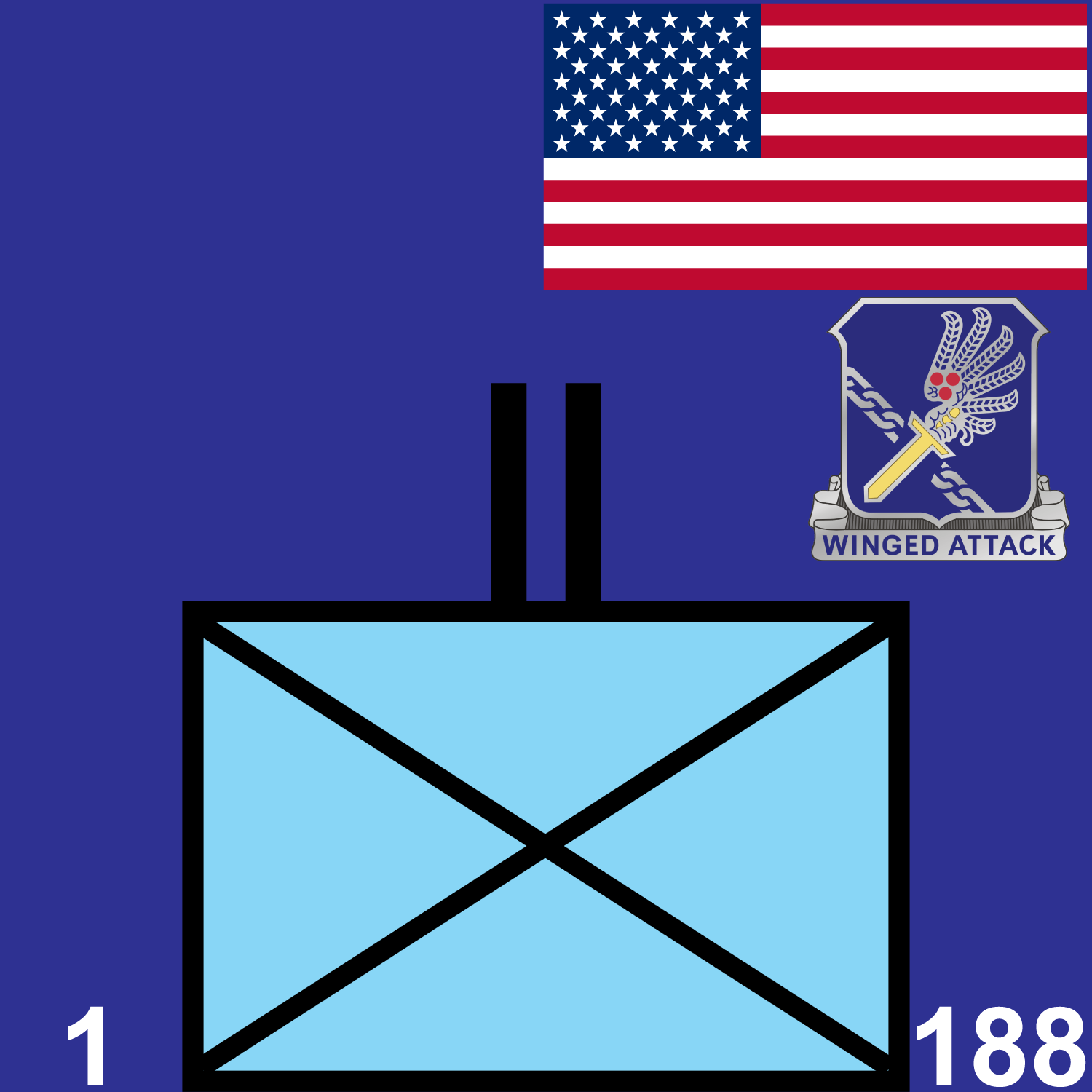 1st Battalion, 188th Infantry Regiment icon